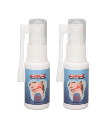 Herbal Oral Care Spray - 2pcs Mouth Health Keep Portable Toothache Gum Pain Spray 20ML