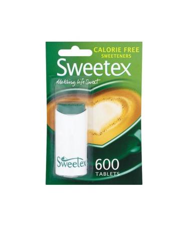 Sweetex Calorie Free Sweeteners 600 Tablets Pack of 6