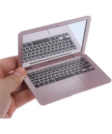Mini Laptop Mirror Set - Portable, Clear & Cute Makeup Mirrors for Travel (2pcs) - Buy Online on SooperMarket.com
