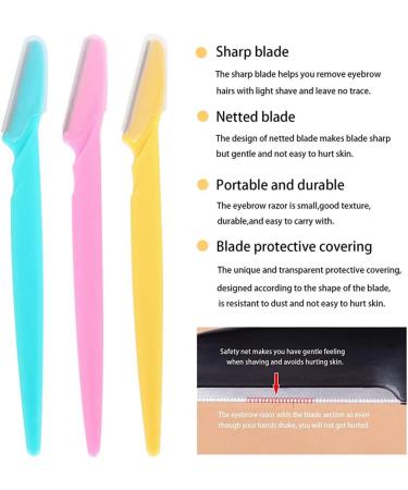 18 Pack Eyebrow Razors & Trimmers - Portable Facial Hair Remover for Men & Women - Precision Cover Gray - Buy Online on SooperMarket.com