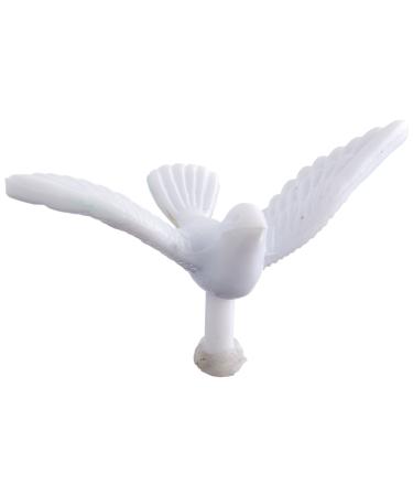 Oasis Supply Cupcake/Cake Decorating Picks, 2-Inch, White Dove, Set of 12