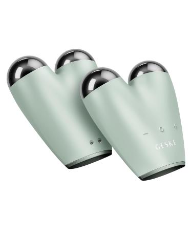 Geske SmartAppGuided Microcurrent Face-Lifter | 6-in-1 Anti-Aging Device for Facial Lifting Jawline Training & Double Chin Removal | Green - Buy Online on SooperMarket.com