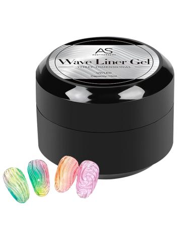Teksome Modeling Gel Non-Sticky Strong Adhesive Solid Nail Glue Gel 15ml Solid Nail Polish Accessories UV LED Gel Long-Lasting for Salon Home Use Manicure
