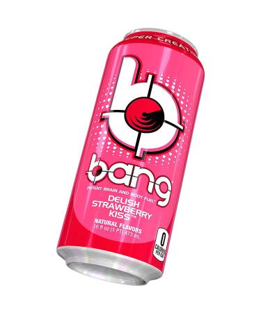 VPX Bang Energy Drink - Strawberry Flavor | Pack of 12 | Boost Energy & Focus - Buy Online on SooperMarket.com