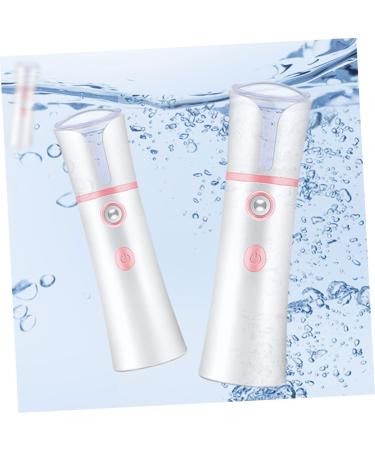 Mikinona 1pc Facial Mister Sprayer Skin Care Humidifier Portable Humidifer Spray Humidifier White 14.1x4cm White - Buy Online on SooperMarket.com