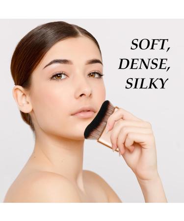 Amaxiu Self Tanner Brush Bronzer Self Tan Brush Self Tanning Brush Applicator Face Body Makeup Brush Sunscreen Brush Make Up Kabuki Brush(Rose Gold) - Buy Online on SooperMarket.com