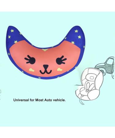 Kids Car Seat Belt Cover - Soft Shoulder Pad for Safety & Comfort | Orange Travel Pillow & Neck Support for Children | Universal Fit Car Accessories - Buy Online on SooperMarket.com