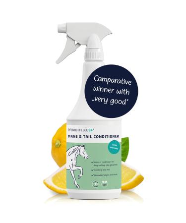 PFERDEPFLEGE24 Horse Mane and Tail Detangler Spray 1000ml - Brilliant Shine Easy Combing & Healthy Coat - Mane and Tail Spray for Horses incl. Conditioner in 3 sizes - Horse accessories 1l