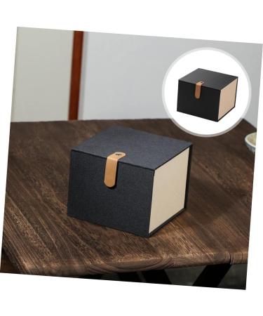 STOBOK Box Coffee Cup with Lid Storage Container China Storage Household Bridesmaid Decorative Cup 14.5X14.5CM Black - Buy Online on SooperMarket.com