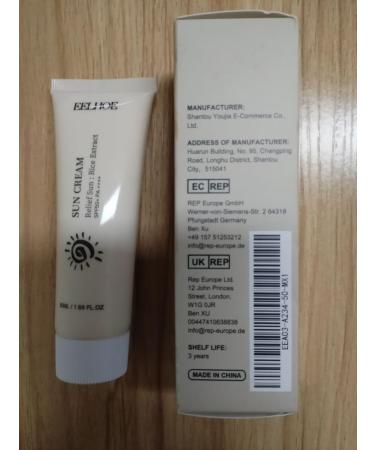 Invisible Sunscreen for Face - Rice Sunscreen Cream SPF50 PA++++ | Korean Skin Care Moisturizing UV Protection for All Skin Types - Buy Online on SooperMarket.com
