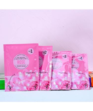 Rose 4 in 1 Foot Soak Set - Helps to Calm Eczema & Rosacea - Buy Online on SooperMarket.com
