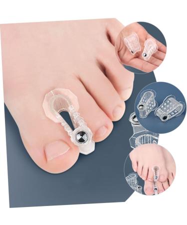Anneome 4 Pairs Magnetic Splitter Tools for Feet - Pedicure & Yoga Stretcher Dividers for Men & Women - Transparent Valgus Support - Buy Online on SooperMarket.com