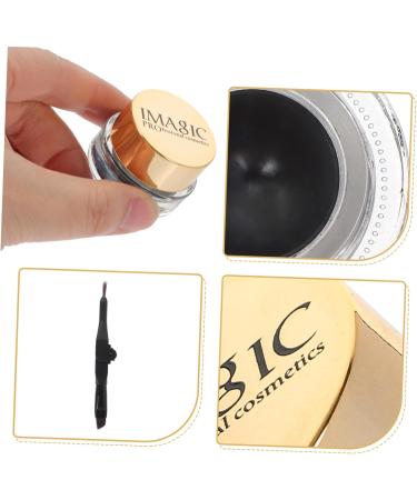Angoily 2pcs Eyeliner Pencil Eyebrow Gel Eye Liner Gel Eyeliner Waterproof Eyeliner Liquid Eyeliner Portable 1 count (Pack of 1) Blackx2pcs - Buy Online on SooperMarket.com