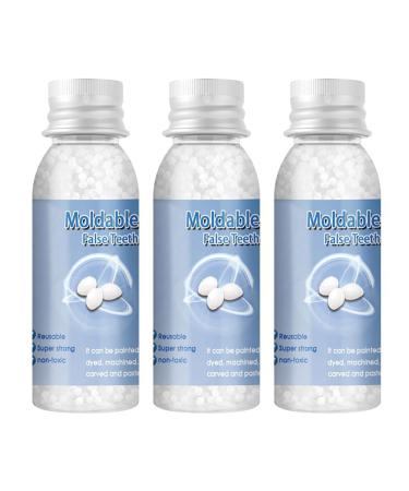 Tooth Repair Granules Temporary Tooth Repair Kit Tooth Repair Granules Dental Filling Restoration Kits Missing Broken Teeth Fillings Temporary Tooth Repair Kit Halloween Decorations 30ml*3