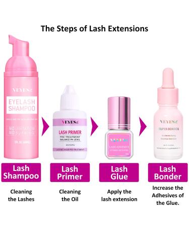 VEYES INC Lash Primer for Eyelash Extensions - 15ml Professional Formula | Easy Oil & Protein Removal | Enhances Adhesive Bonding Power - Buy Online on SooperMarket.com
