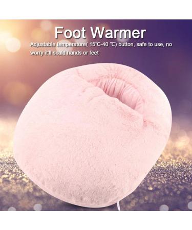 Akozon Foot Warmer for Women - USB Electric Heat Slippers & Cushions for Winter Office Comfort (Gray/Pink) - Buy Online on SooperMarket.com