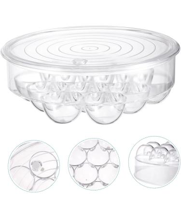 OSALADI 1pc Refrigerator Bin Clear Egg Container Transparent Organizer Storage - Buy Online on SooperMarket.com