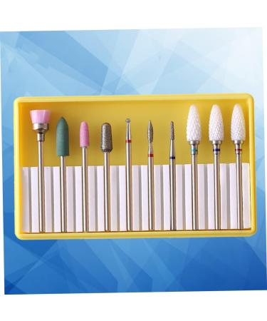 Mikinona 1 Set Nail Drill Bits Acrylic Nail Kit Manicure Sand Tool Manicure Drill Bits Diamond Nail Bit Kit De Pedicure Tools Gel Nail Kits Nails Drill Bits Manicure Pedicure Kit Nail Tools - Buy Online on SooperMarket.com