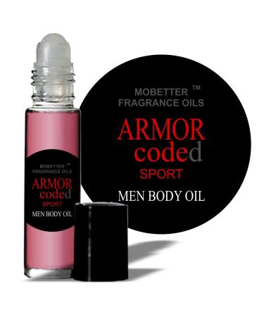 Armor Coded Sport Cologne Fragrance Body Oil for Men by Mobetter Fragrance Oils