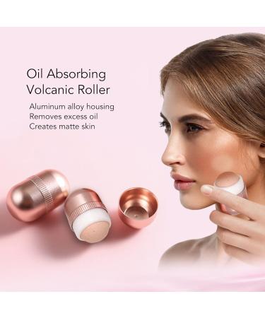 Oil Absorbing Roller Oil Absorbing Volcanic Roller Face Roller Oil Control Facial Roller for Oily Skin Face Makeup Reusable Suitable for Traveling At Home or Going Conduct - Buy Online on SooperMarket.com