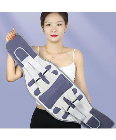 GUANGLU Back Support Belt | Back Protective Brace for Men - Waist Lumbar Lower Back Support Belt for Women Men Back Reliever Spinal Belt Back Relief Strap Blue O - Buy Online on SooperMarket.com