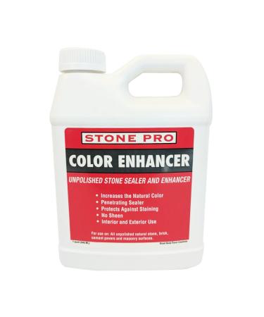 Stone Pro Color Enhancer - Unpolished Stone Sealer and Enhancer - 1 Quart
