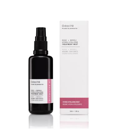 Odacit Face Serum for Anti Aging - Rose + Neroli Hydra-Vitalizing Treatment Mist Facial Spray for Hydration Balance Skin with This Active Infused Face Spray Mist Cleansing Facial Mist 1.69 fl. oz