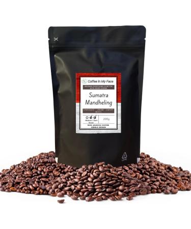 Sumatra Mandheling - Medium/Dark Roasted - Whole Arabica Coffee Beans - 200g Single Origin Whole Bean - Buy Online on SooperMarket.com