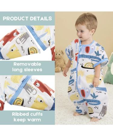 ChicSky Baby Sleeping Bag with Legs - 3.5 Tog Winter Organic Cotton Wearable Blanket for Toddler, 3-5 Years - Bear Design - Buy Online on SooperMarket.com