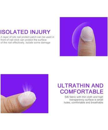 Nail Repair Silk - Adhesive Silk Nail Protector Stickers Nail Wrap Reinforce UV Gel Nail Tool - Buy Online on SooperMarket.com