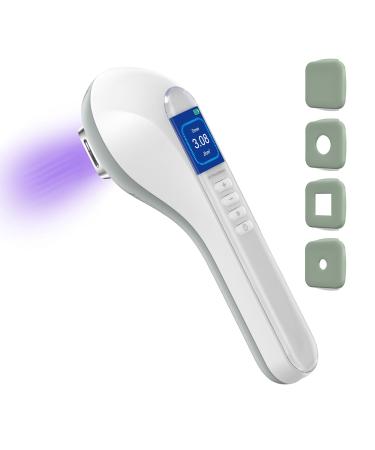 308NM Light Therapy Lamp Home Use HandHeld Device with LCD Digital Timer Control for Promote Melanin Recovery Reduces White Spots on Skin