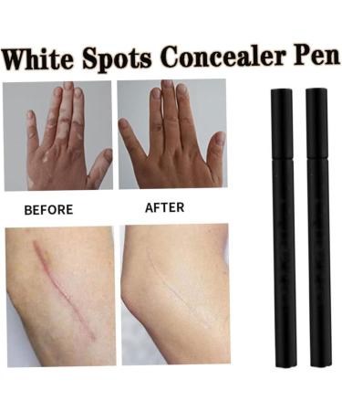 White Spots Concealer Pen Waterproof Long Lasting VVitiligo Scars Concealer Pen Natural Camouflage Birthmarks Cover Pen Waterproof Concealer Pencil - Buy Online on SooperMarket.com