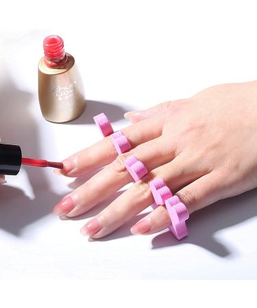 Pink Foam Sponge Toe Separators 50pcs - Nail Art Manicure Pedicure Tools - Buy Online on SooperMarket.com