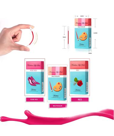 40 PCS Lipstick Tattoo Cotton Swabs & Multicolor Lip Tint Set - Long-Lasting & Waterproof Lip Stain Collection - Buy Online on SooperMarket.com