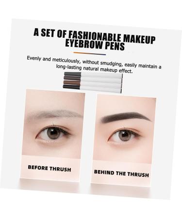 Beavorty 4pcs Four Forked Eyebrow Pencil Makeup Pen Cosmetic Miss - Buy Online on SooperMarket.com