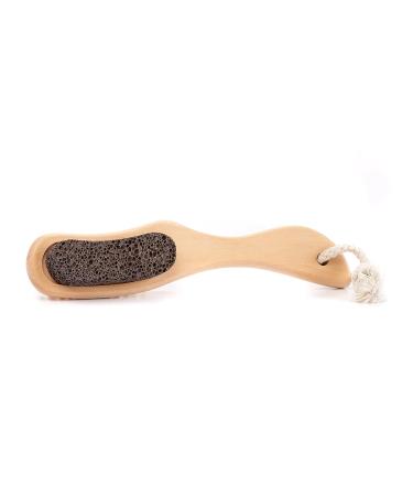 Earth Therapeutics Natural Sierra Pumice Brush - Contoured Handle for Smoother Feet - Buy Online on SooperMarket.com