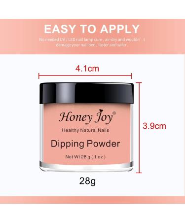 28g Nude Pink Dipping Powder for Summer Nails - No Lamp Cure, Natural Dry Effect (No.75) - Buy Online on SooperMarket.com