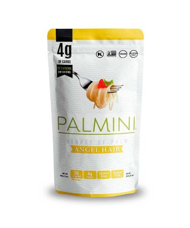 Palmini Low Carb Angel Hair  4g of Carbs  As Seen On Shark Tank  Hearts of Palm Pasta (12 Ounce - Pack of 1)