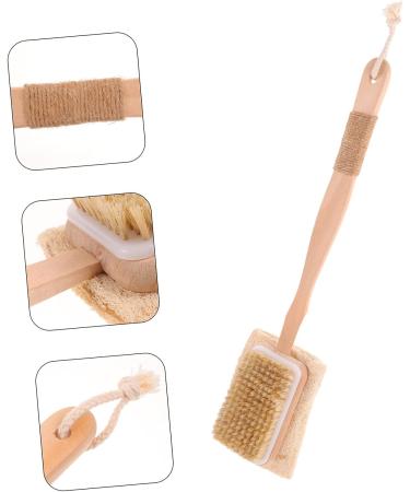 FRCOLOR Silicone Shower Brush and Bath Sponge Set for Men - Exfoliating Body Scrubber and Back Cleaner - Buy Online on SooperMarket.com
