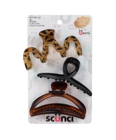 SCUNCI SAVVY VALUE 3PK MATTE THIN CLAWS