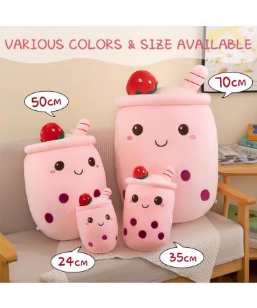 Bubble Tea Plush Pillow - Giant 50cm Boba Stuffed Animal Toy for Boba Lovers - Buy Online on SooperMarket.com