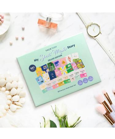 Facetory 23 Sheet Mask Gift Set - Hydrating and Radiance-Boosting Masks with Aloe, Niacinamide, and Hyaluronic Acid for All Skin Types - Buy Online on SooperMarket.com