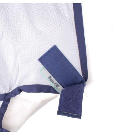 Bucas Buzz-Off Extended Nose - Silver/Blue XL | Ultimate Horse Fly Protection - Buy Now! - Buy Online on SooperMarket.com