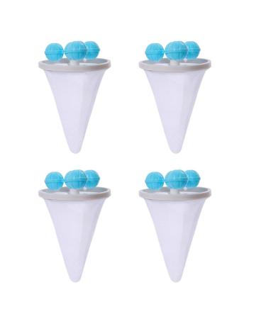 FUZYXIH 4Pcs Hair Filter Net Bag Hair Remover For Washing Machine Reusable Hair Remover Filter Bag Washing Machine Accessories Hair Remover For Washing Machine Blue