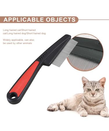 Premium KXUSW Flea Comb Set for Dogs & Cats Professional 3-Part Tool to Effectively Remove Fleas Lice & Loose Hair Keep Your Pets Clean! - Buy Online on SooperMarket.com