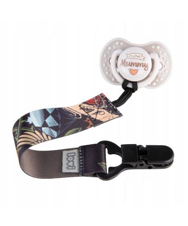 LOVI Pacifier Strap - Trendy Design Comfortable Fit Solid Clip Brown - Shop Internationally! - Buy Online on SooperMarket.com