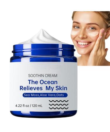 Natural Soothing Cream Skin Repairing Cream for Face Body Natural Face Cream Body Lotion Hydrating Soothing Cream Nourishing Face Moisturiser for Women and Men Anti Wrinkle Moisturiser Face 120ml