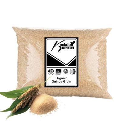 Koalakoi ORGANIC Certified Quinoa Grain 4.5kg | Premium non-GMO 100% Natural no Additives or Preservatives | Nutrition source for protein minerals fiber and antioxidants