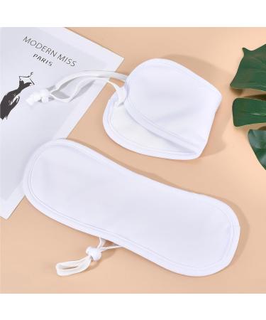 Amijoux Castor Oil Pack Set - 2 Reusable Compresses for Thyroid & Liver Detox - Adjustable Cotton Wraps - Buy Online on SooperMarket.com