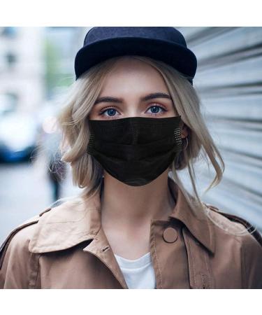 Buy 50 Pieces 3-Ply Disposable Face Masks with Elastic Bands - Fast International Shipping - Buy Online on SooperMarket.com